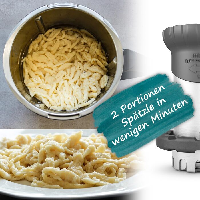 ПОКРАЩЕНА ВЕРСІЯ, сумісна з Thermomix TM6, TM5, TM31 і TM Friend, аксесуари, шпецле, виготовлена з нержавіючої сталі, дуже велика завантажувальна воронка, 2