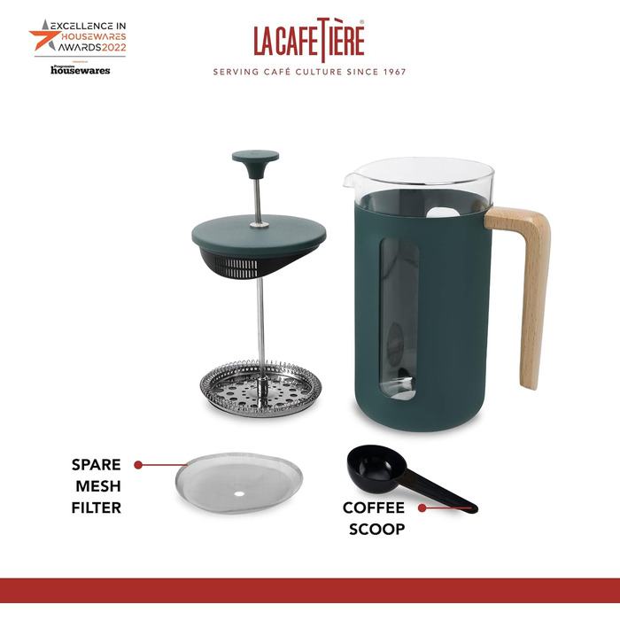 Нержавіюча сталь, 8 чашок, зелений, в подарунковій коробці Cream