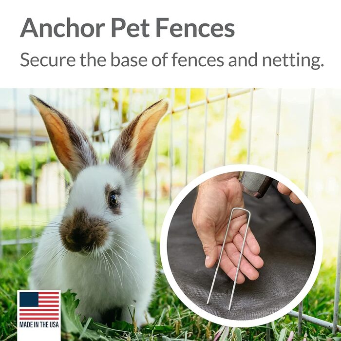 Садові дротяні бруски Pinnacle Mercantile, 9 калібр, 200, 200, надміцний оцинкований матеріал