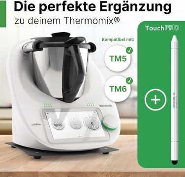 Виготовлений з високоякісного металу, підходить для Thermomix TM6 & TM5 - ідеальний аксесуар, що підходить для Thermomix в антрацитово-сірому кольорі (Anthracite-grey TouchPRO)