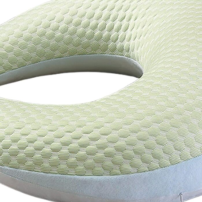 Універсальна ергономічна в&39язана подушка Crealis - подушка для читання для дорослих, сидіння в ліжку, ергономічний підлокітник, аксесуари для дому для дивана, гри, роботи, в&39язання гачком, відпочинку, підлоги, квартири, зелена