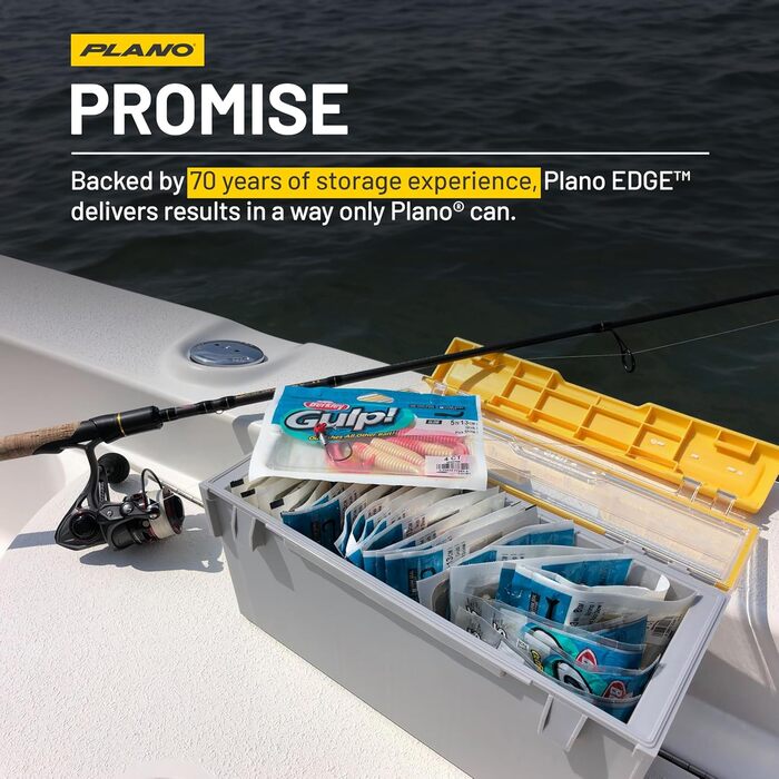 Спеціальні ящики для зберігання снастей Plano EDGE Professional Series, преміальна організація снастей з нержавіючого пластику
