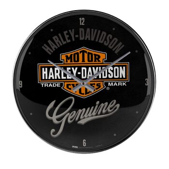 Ретро-настінний годинник Nostalgic-Art, Ø 31 см, Harley-Davidson автентичний вінтажний дизайн