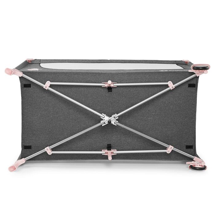 Дорожнє ліжечко, дитячі ліжечка, компактне у складеному вигляді, рожевий Joy ACC pink