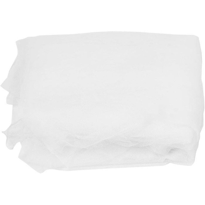 Дихаюча москітна сітка SIXRUN з гарною повітропроникністю для комфортного сну, для дитячої кімнати, біла, 1,6 x 4,2 м, з дверцятами для малюків-одинаків