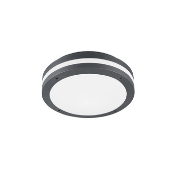 Стельовий світильник Trio LED Piave 676960142 для вулиці, антрацитовий пластик, LED 12 Вт, з датчиком руху