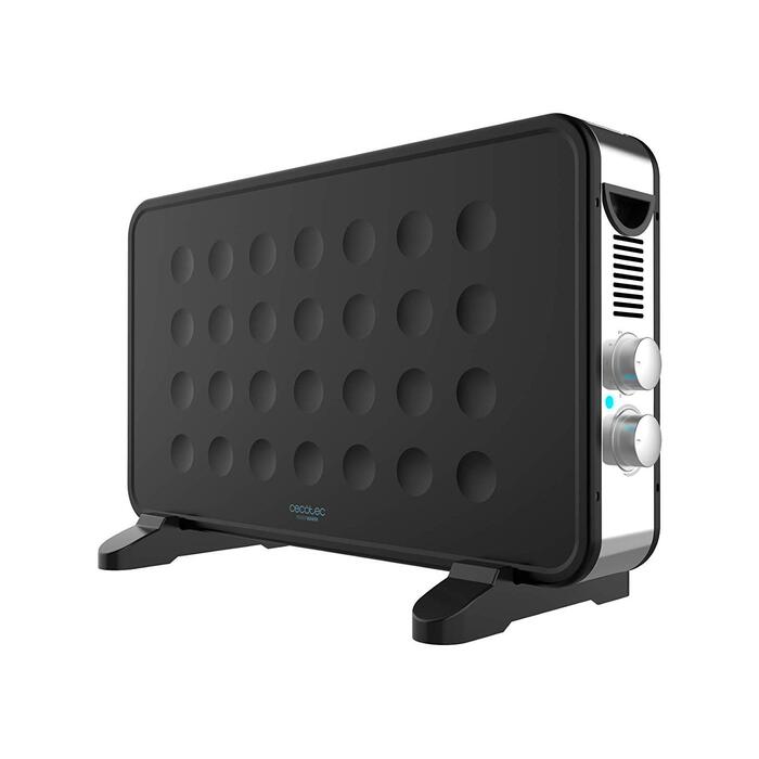 Конвектор Cecotec ReadyWarm 6550 Turbo Convection Design, 2000 Вт, регулятор температури, 4 режими, турбовентилятор, підставка, захист від перегріву, низький рівень шуму, до 20 м