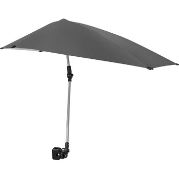 Регульована парасолька Sport-brella Versa-Brella, регульований затискач, 4-позиційний поворот на 360 градусів і підкладка UPF 50 д