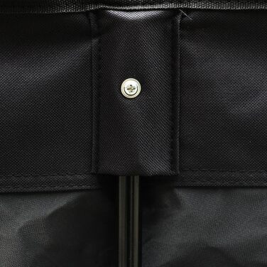 Лавка для кемпінгу Yaheetech, складна лавка, запасна лавка, футбольне сидіння, складна лавка для 4 осіб з сумкою для перенесення, чорна, 184x50x82,5 см