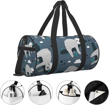 Синя спортивна сумка Лінивець, дорожня сумка, сумка для фітнесу, сумка на вихідні, сумка для подорожей, ручна поклажа