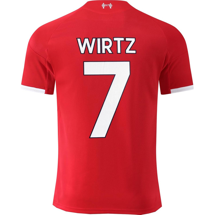 Подарунковий набір дитячої футбольної майки та шортів Wirtz Home з шкарпетками Lpool 2025/2026, дитячі розміри, червоні 24/140 (6-7 років)