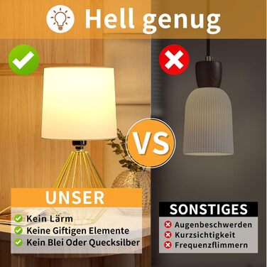 Контактна компактна люмінесцентна лампа 11 Вт, теплий білий 2700K, 890 лм, G23 2-контактні CFL енергозберігаючі лампи, U-подібна трубка, підходить для вітальні, спальні, коридору, без затемнення, 2 шт., 23 2-