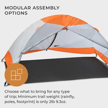 Намет Hyke & Byke Ultralight 1-місний, 3-сезонний, водонепроникний