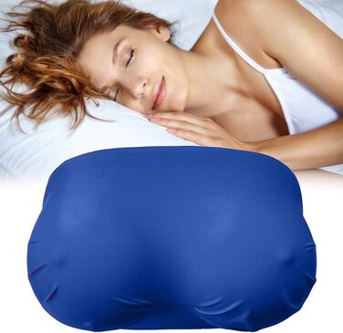 Подушка для грудей з піни з ефектом пам&39яті, подушка для шиї з повільним відскоком, м&39яка подушка для підтримки спини, подушка для шиї в спальні для чоловіків та жінок, (червоне вино)