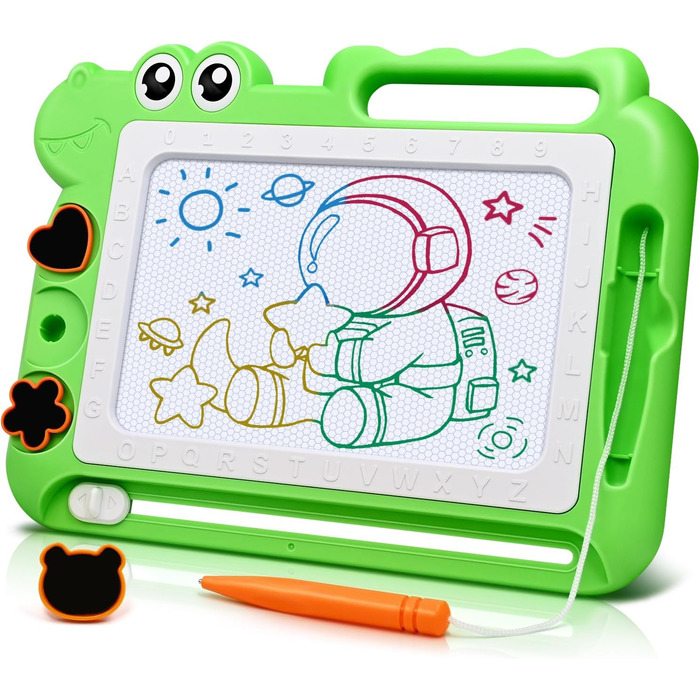 Дошка для малювання динозаврів Чарівна дошка Дитячі ігри від 2 3 4 5 років Подарунок Дівчаткам Хлопчикам, Барвиста магнітна дошка