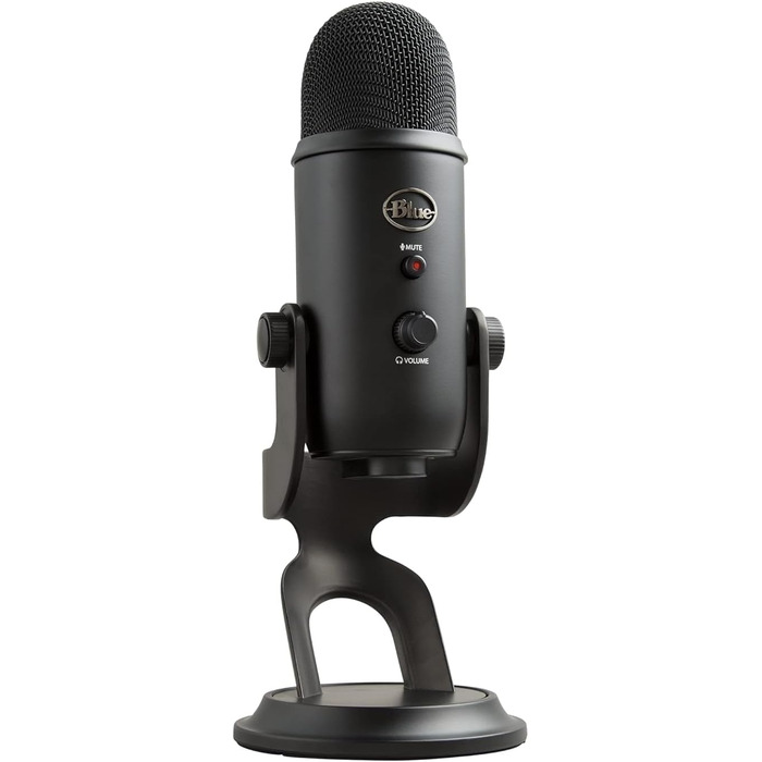 Мікрофон Blue Yeti для запису, стрімінгу та геймінгу та дротова ігрова миша Razer DeathAdder Essential (2021)