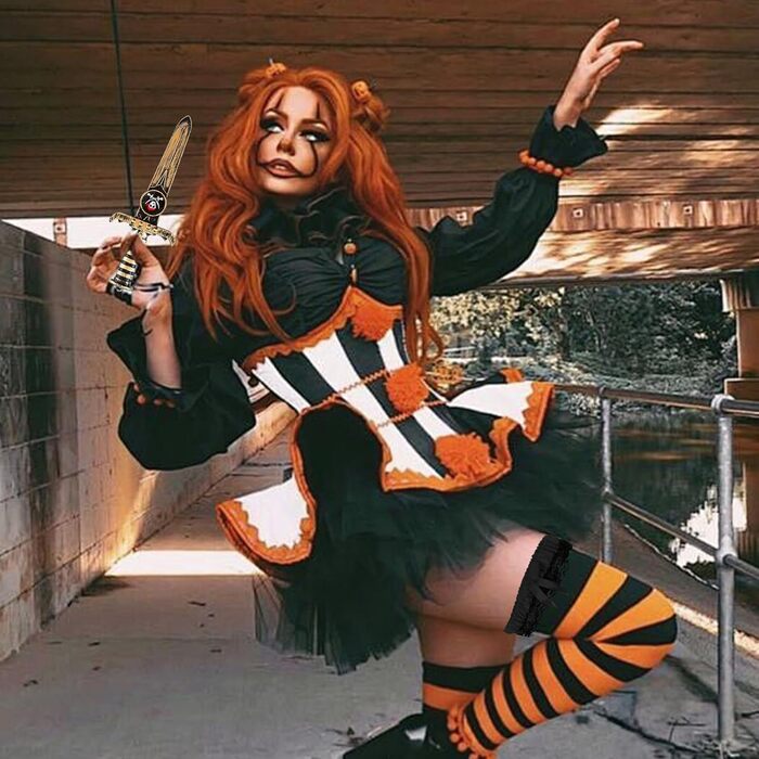 Набір із 2 предметів для підв&39язок на Хелловін, костюм пірата для жінок, підв&39язка для ніг у формі піратського кинджала, для косплею, вечірок на Хелловін, заходів у піратському стилі, чорний, один розмір