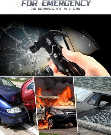 Молоток і сніжинка мультитул для чоловіків, кемпінг аксесуари виживання спорядження, подарунок для чоловіків тато чоловік, молоток