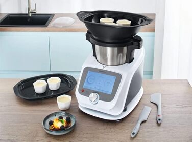 Тренд SKMC 1200 F6 800 Вт, 7-дюймовий кольоровий дисплей, білий