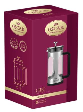 Френч-прес Oscar Chef, 1л (6908255)