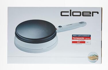 Акумуляторна для тонких млинців, 700 Вт, поверхня для випічки діаметром 18,5 см Одинарна, 677 Crpe-Maker -