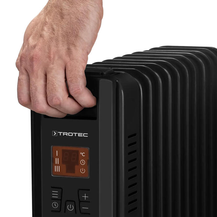 Обігрівач масляний Trotec TRH 25 E 2500W Black (1410000720)