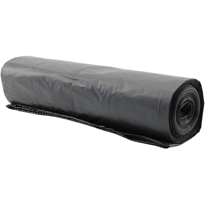 Міцні сміттєві мішки Enpack 240 л, 100 шт. - Чорні сміттєві мішки - Сміттєві мішки для сміттєвих баків 110x125 см - Міцні сміттєві мішки XXL - Сміттєві мішки для садових та побутових відходів - Пластикові мішки для сміттєвих баків