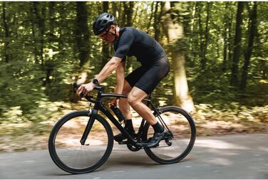 Розумний годинник Hama 8900 з GPS, водонепроникний IP68, функція телефону (сенсорний AMOLED-дисплей, голосове керування, спортивні режими, трекер сну, пульсометр, WhatsApp, годинник для бігу, пульсометр, фітнес-годинник) чорний