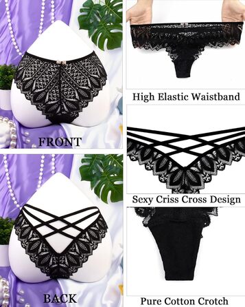 Жіночі мереживні стрінги Banamic, M