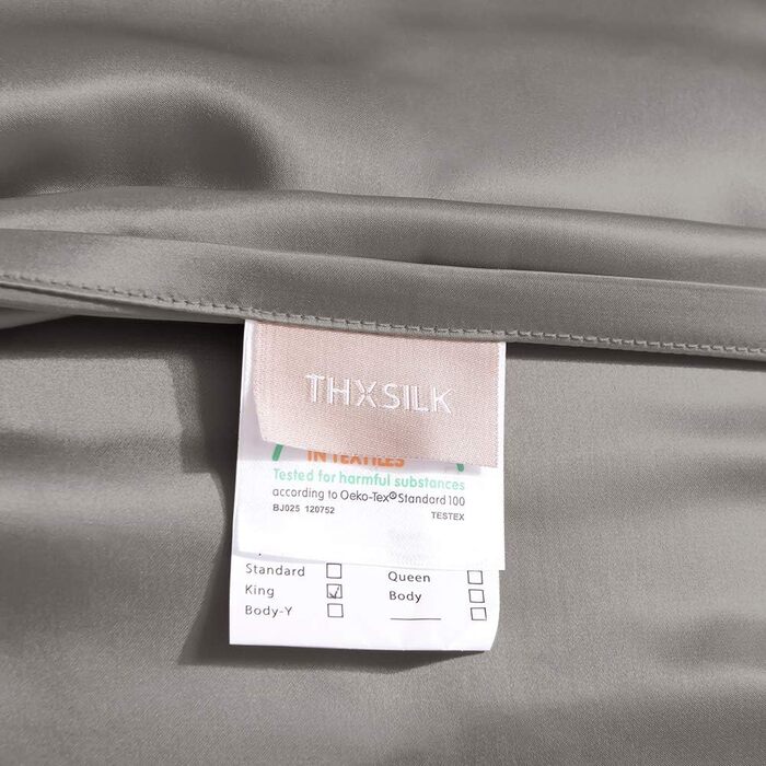 Комплект шовкової постільної білизни Momme 3 шт. и, підодіяльник 240 х 220 см і 2 наволочки 80 х 80 см, гіпоалергенний шовковий шо