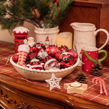 Різдвяні кульки 70 шт червоні Valery Madelyn