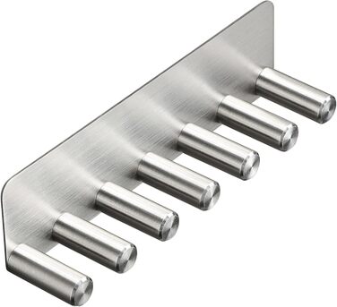 Електрична зубна щітка тримач голівки з нержавіючої сталі прикріплюється щіткотримач для 6 електричних головок щітки для ванної кі