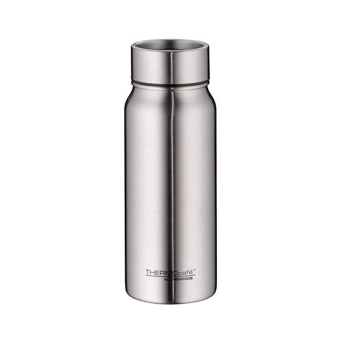 Термокухоль THERMOcaf by THERMOS TC, нержавіюча сталь, 0,50 л, термокружка з нержавіючої сталі, ізольована кружка, дорожня кружка, герметична, зберігає напої гарячими 9 годин і холодними 18 годин, можна мити в посудомийній машині, без BPA