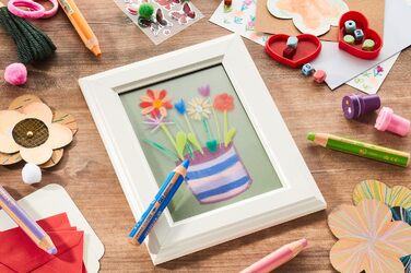 Кольоровий олівець, акварель та воскова крейда - дерев&39яний 3 в 1 - 10 шт. (10 шт. , 1 упаковка) без точилки