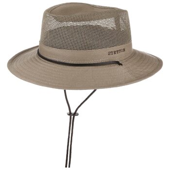 Шапка Stetson Takani Safari, жіноча/чоловіча, 100 бавовна, захист від ультрафіолету 30, сонцезахисна шапка, ремінець від підборіддя, сітчаста вставка, що м&39ється, розмір L, бежевий