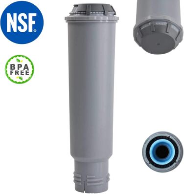 Заміна водяного фільтра для Krups CFL701 F088 F08801 900084951, Bosch 461732, Siemens TCZ60003 TCZ2003, Melitta 6546281 6546281, AEG 9000849514, Neff, Gaggenau, Nivona кавоварка, 2 шт.