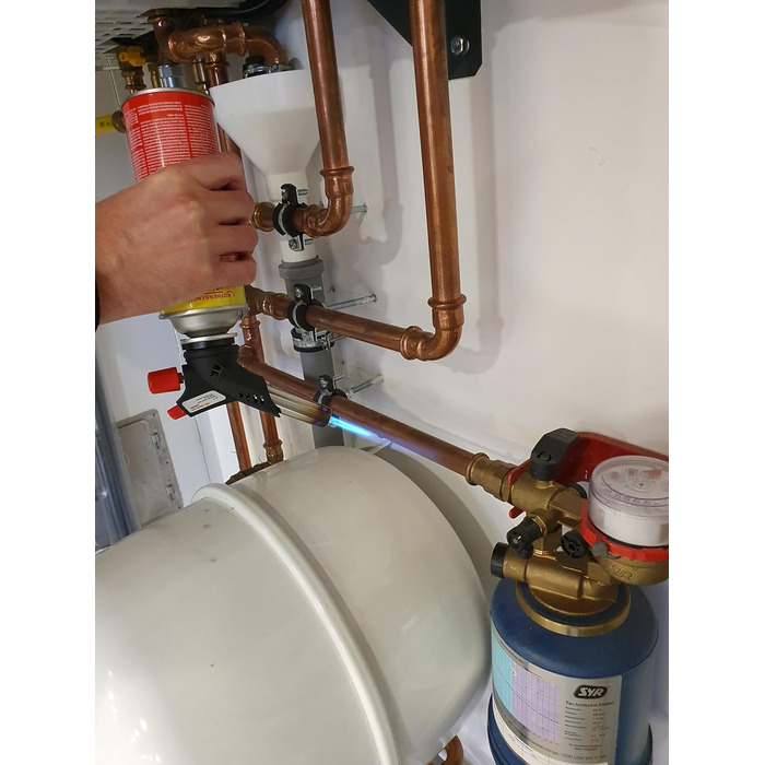 Промисловий газовий пальник ROTHENBERGER RS 220 Робота над головою Обертання на 360 вкл. 2 x газові картриджі RoButan 220 г / 393 1000003307