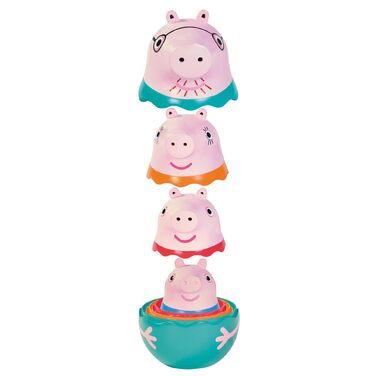 Набір для ванни Peppa Pig Сімейка свинок, іграшки для складання та купання, для малюків від 18 місяців