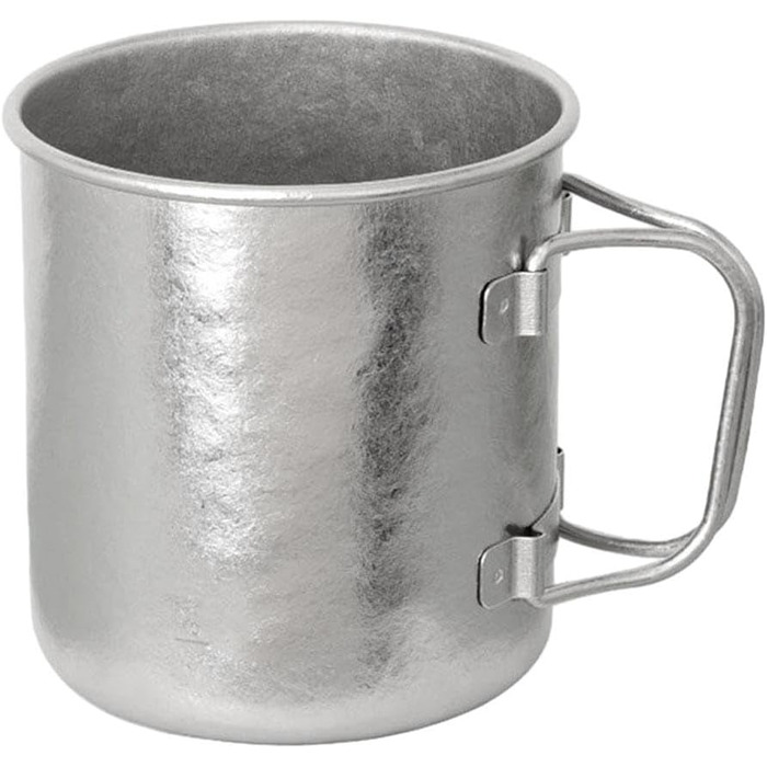 Складана туристична кружка, 450 мл, 70 г, надлегка, дорожня кружка, для активного відпочинку, походів, пікніка, виготовлена зі сплаву TC4, підходить для окропу, компактний портативний дизайн