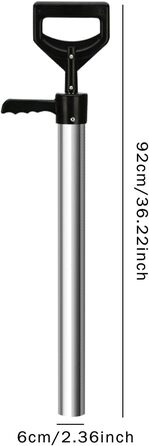 Насос для креветок Oshhni, пристрій для лову морепродуктів, пляжний артефакт, екстрактор креветок для жучків, розмір L