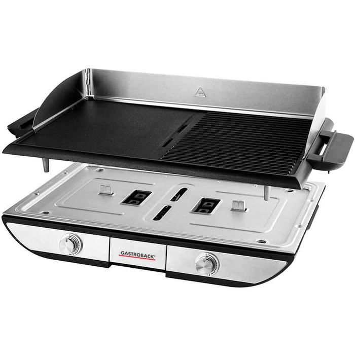 Дизайнерський настільний гриль Advanced Pro BBQ - Електричний настільний гриль 2300 Вт 1500 см велика поверхня гриля - Легке очище