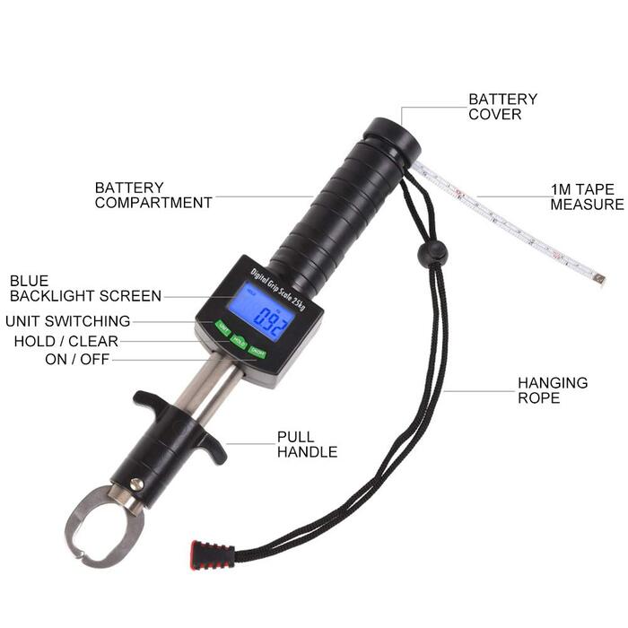 Рибальський інструмент, портативний, ручка для риби, хапальник для губ, нержавіюча сталь, для зняття гачків