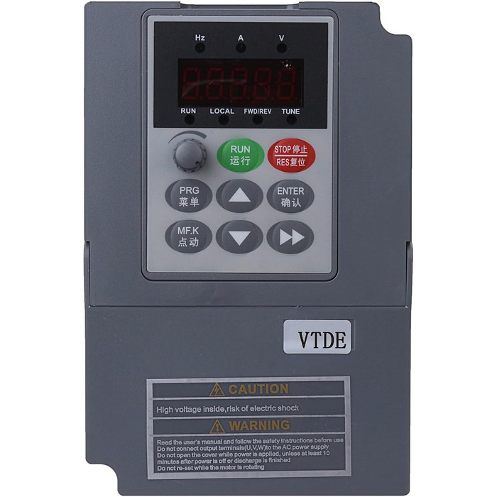 КВт 3Ph 380V Vfd Інвертор змінної частоти Vfd Drive для контролю швидкості двигуна, 2.2