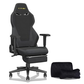 Ігрове крісло темно-сірого кольору Велике та широке, ергономічне офісне крісло, підголівник, функція нахилу 155 з механізмом блокування, темно-сірий чорний