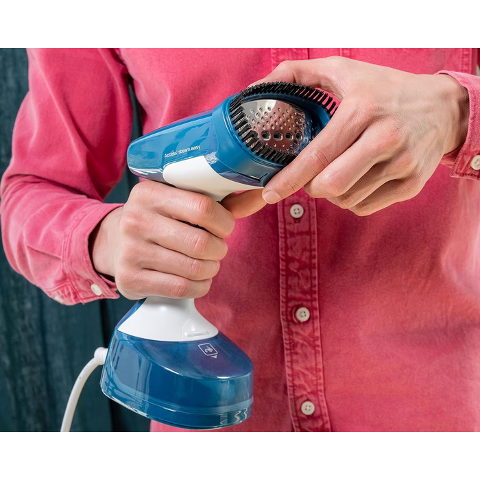 Парова щітка 1400 Вт резервуар для води 150 мл кабель живлення 2,6 м до 8 хв. відпарювання швидке нагрівання 25 г/хв. безперервний