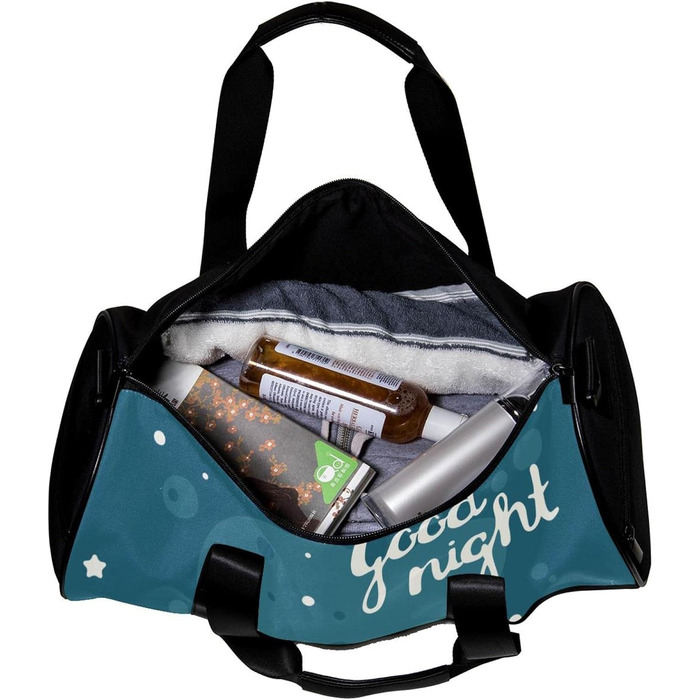 Спортивна сумка, маленька дорожня сумка, сумка для шопінгу та йоги Доброї ночі, котику-пончику, сумка для фітнесу на відкритому повітрі, ручна поклажа