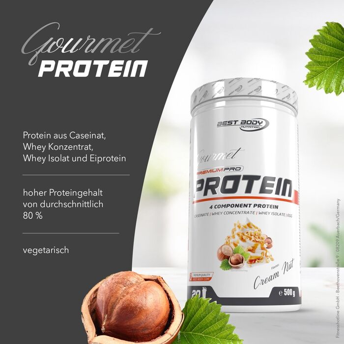 Протеїновий порошок Best Body Nutrition Premium Pro Gourmet – Cream Nut, 500 г