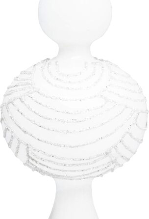 Скляна новорічна прикраса для ялинки SIKORA