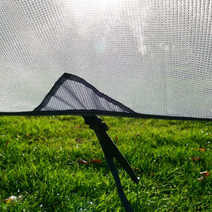 Х 2 м - вітропроникна передня стінка для тенту, захисту від сонця та спеки, 4,3