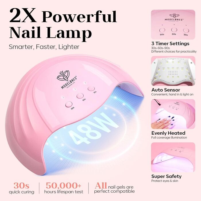 Стартовий набір для манікюру modelones (12 кольорів)